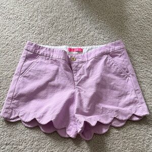Lily Pulitzer Pink Scalloped Shorts